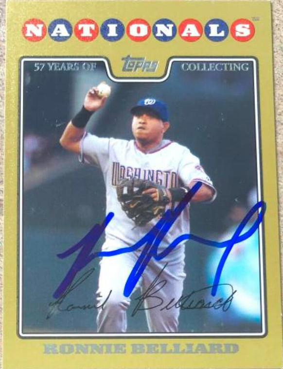 Ronnie Belliard Autographed 2008 Topps - Gold #562 LE 2008