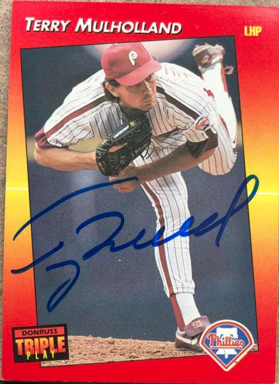 Terry Mulholland Autographed 1992 Triple Play #11