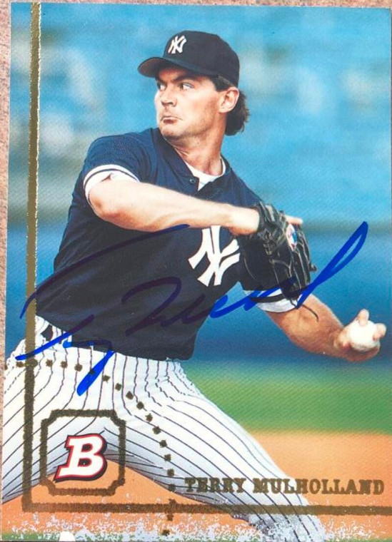 Terry Mulholland Autographed 1994 Bowman #81