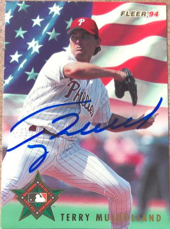 Terry Mulholland Autographed 1994 Fleer All-Stars #46