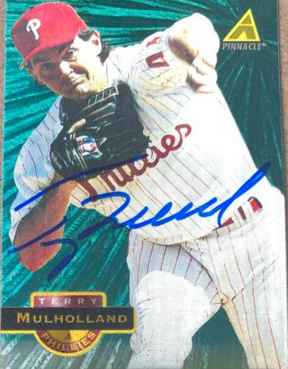 Terry Mulholland Autographed 1994 Pinnacle Museum Collection #47