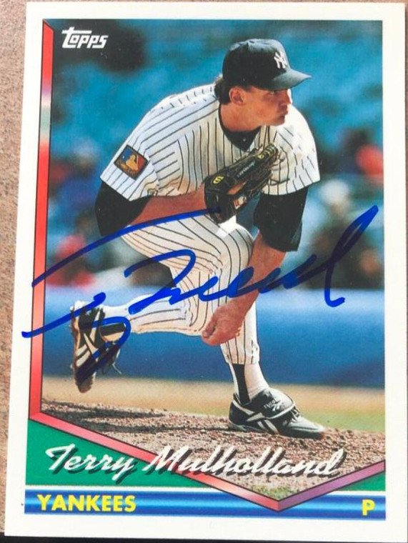 Terry Mulholland Autographed 1994 Topps Traded #50T