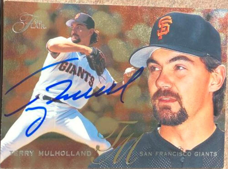 Terry Mulholland Autographed 1995 Flair #426