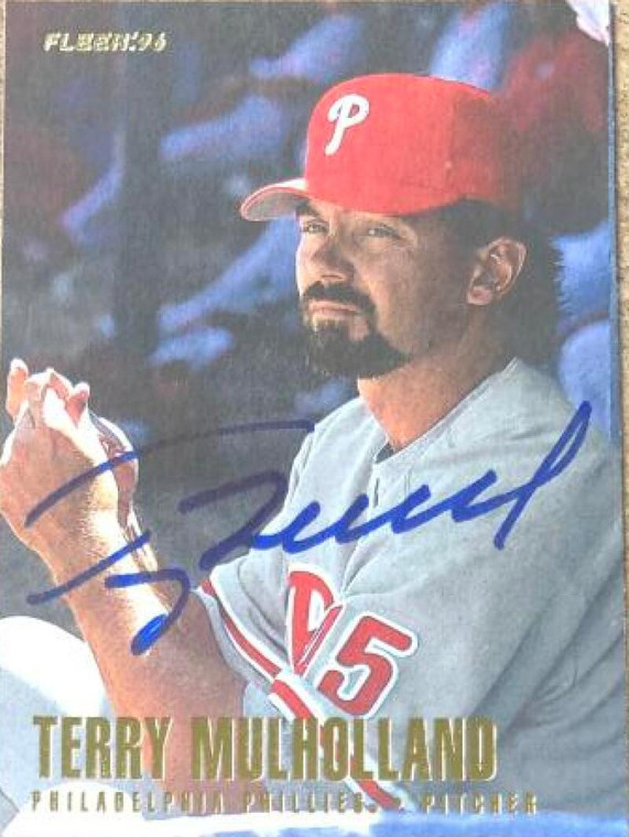 Terry Mulholland Autographed 1996 Fleer Update #U168