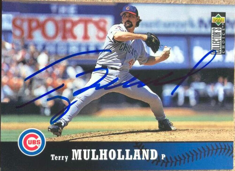 Terry Mulholland Autographed 1997 Collector's Choice Update #U7