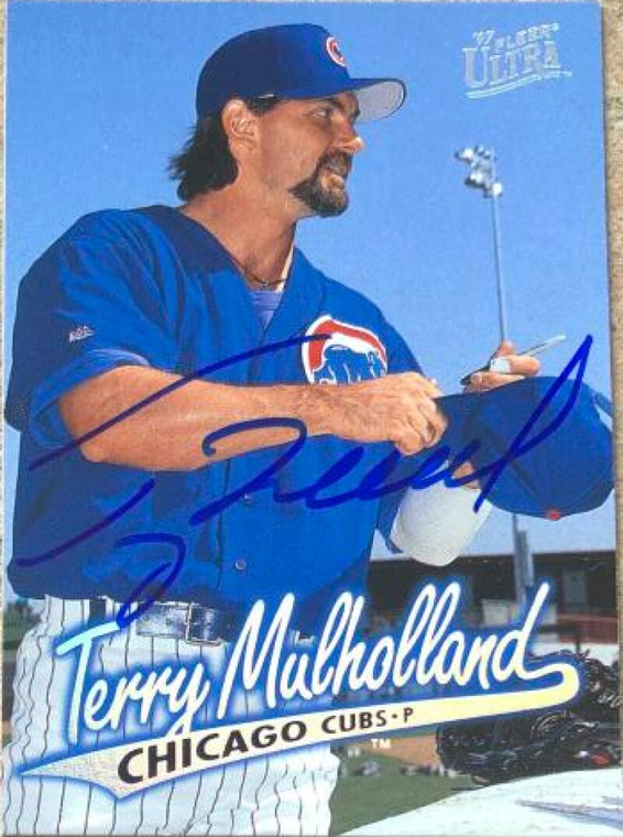 SOLD 105896 Terry Mulholland Autographed 1997 Fleer Ultra #429