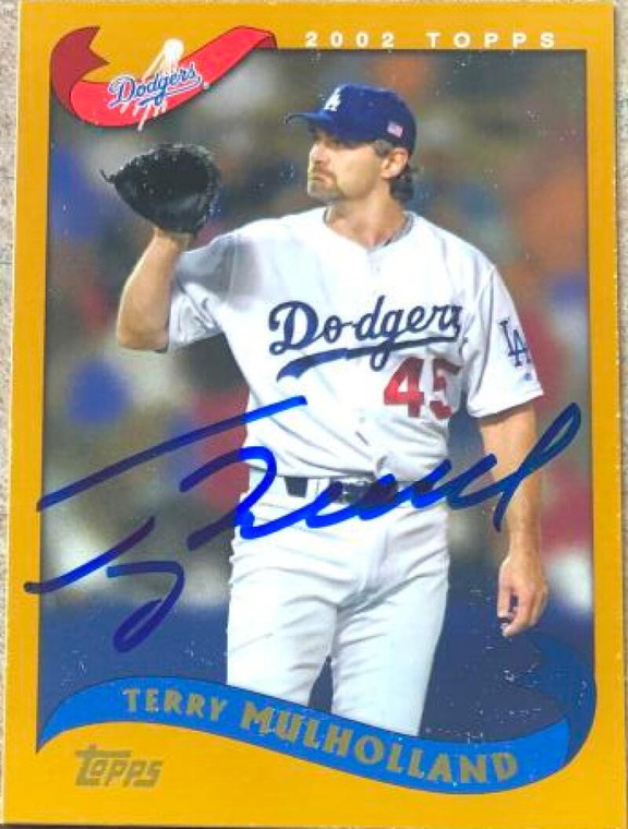 Terry Mulholland Autographed 2002 Topps #437