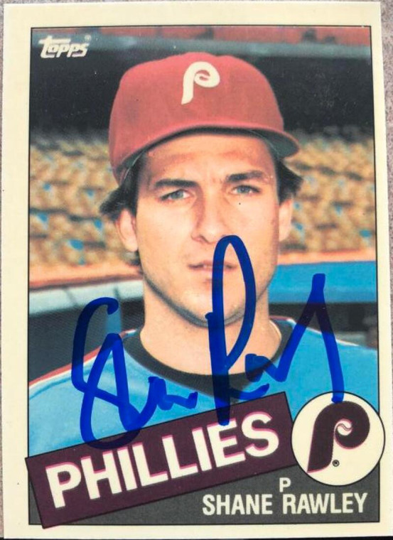 Shane Rawley Autographed 1985 Topps Tiffany #636