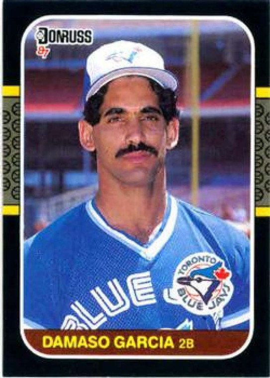 1987 Donruss #614 Damaso Garcia VG Toronto Blue Jays 