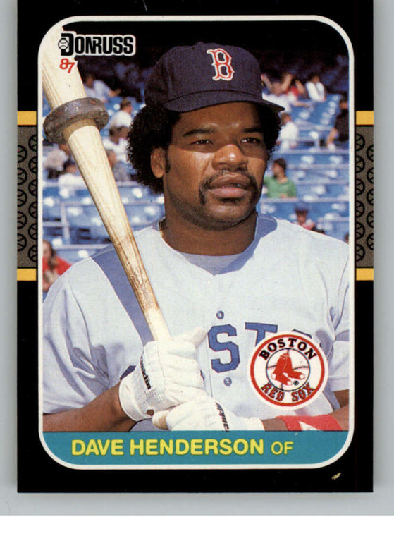 1987 Donruss #622 Dave Henderson VG Boston Red Sox 