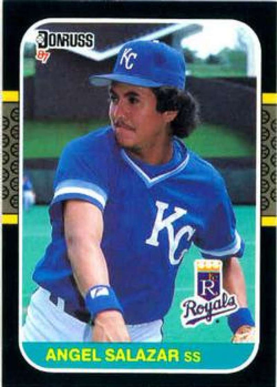 1987 Donruss #624 Angel Salazar VG Kansas City Royals 