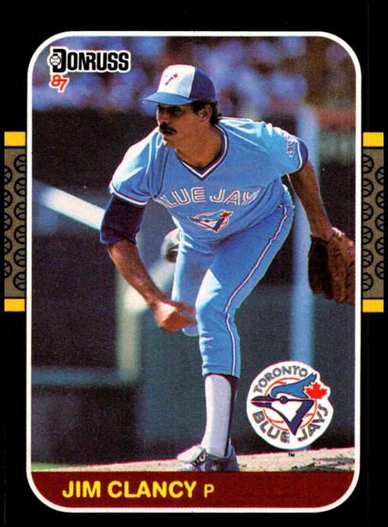1987 Donruss #639 Jim Clancy VG Toronto Blue Jays 