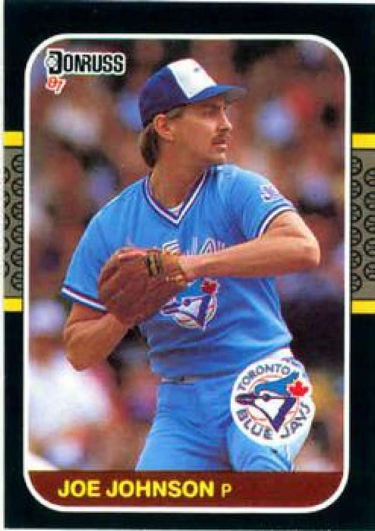 1987 Donruss #650 Joe Johnson VG Toronto Blue Jays 