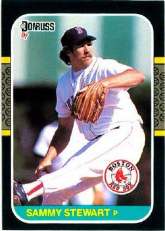 1987 Donruss #658 Sammy Stewart VG Boston Red Sox 