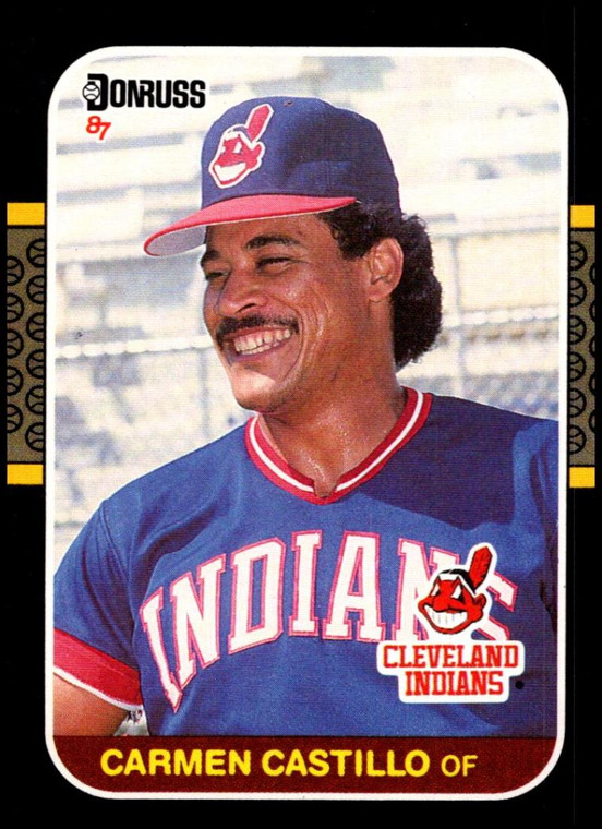 1987 Donruss #588 Carmen Castillo VG Cleveland Indians 