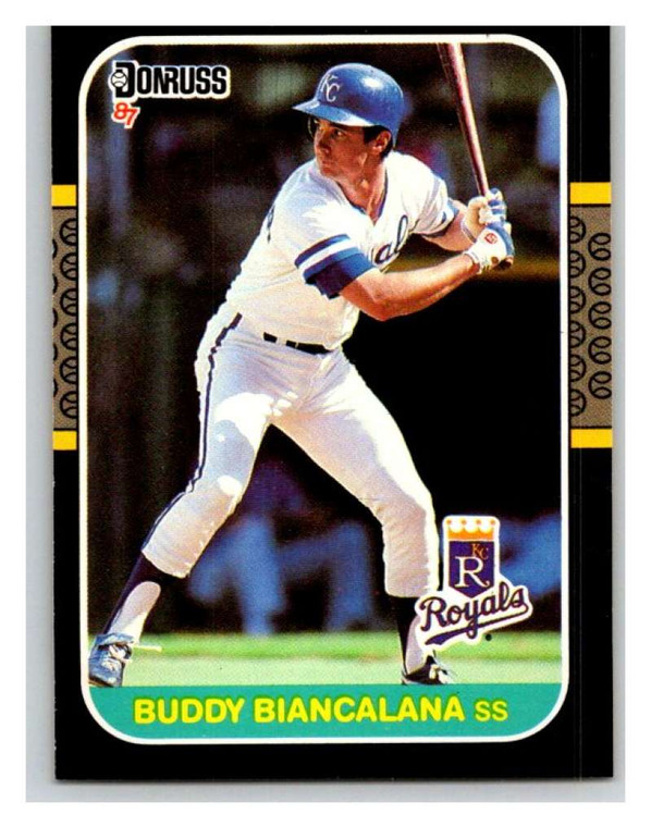 1987 Donruss #527 Buddy Biancalana VG Kansas City Royals 