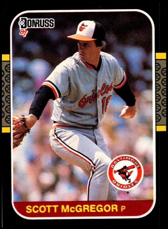 1987 Donruss #520 Scott McGregor VG Baltimore Orioles 