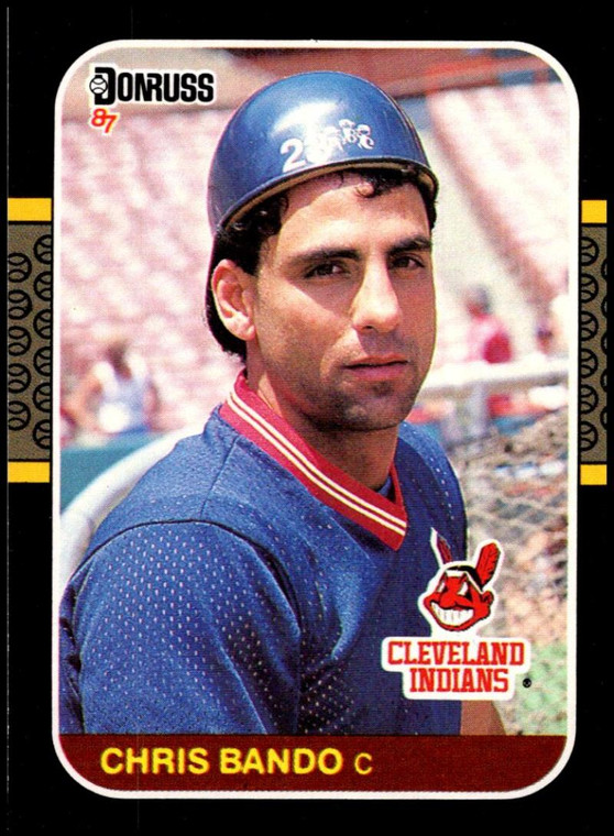 1987 Donruss #501 Chris Bando VG Cleveland Indians 