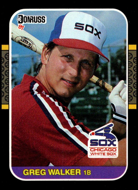1987 Donruss #59 Greg Walker VG Chicago White Sox 