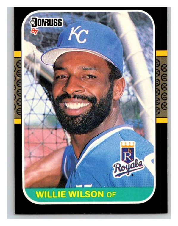 1987 Donruss #96 Willie Wilson VG Kansas City Royals 