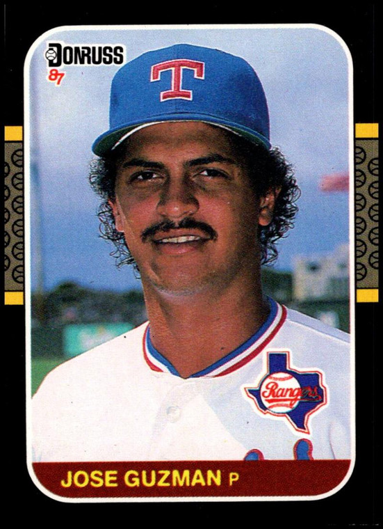 1987 Donruss #101 Jose Guzman VG Texas Rangers 