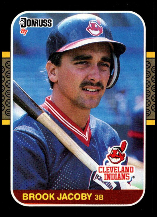 1987 Donruss #104 Brook Jacoby VG Cleveland Indians 