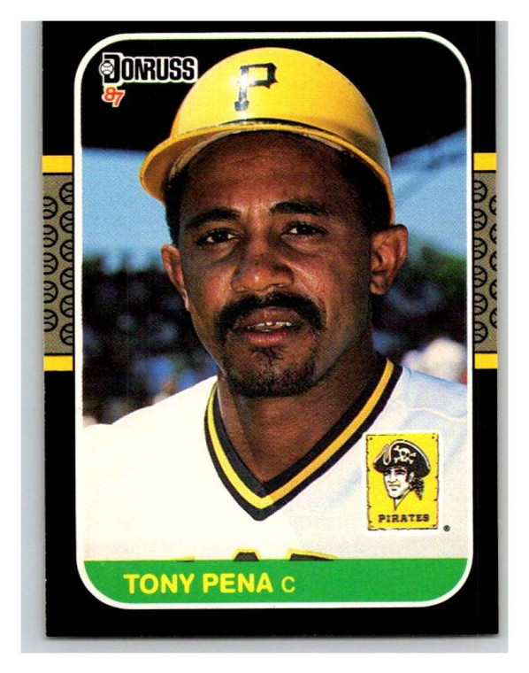 1987 Donruss #115 Tony Pena VG Pittsburgh Pirates 