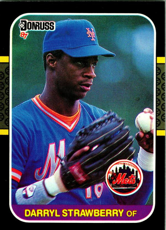 1987 Donruss #118 Darryl Strawberry VG New York Mets 