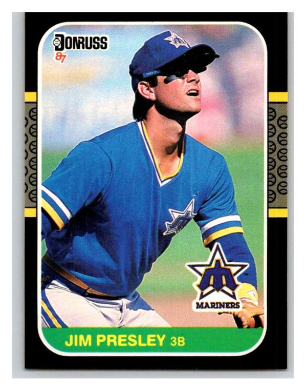 1987 Donruss #120 Jim Presley VG Seattle Mariners 