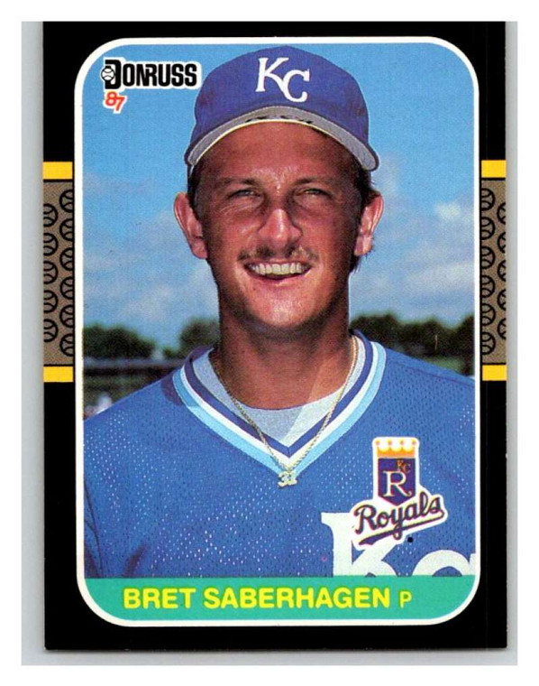 1987 Donruss #132 Bret Saberhagen VG Kansas City Royals 