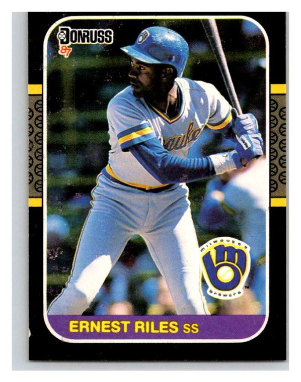 1987 Donruss #151 Ernest Riles VG Milwaukee Brewers 