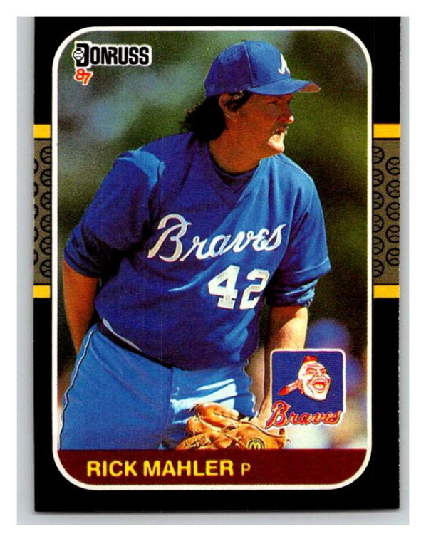 1987 Donruss #190 Rick Mahler VG Atlanta Braves 