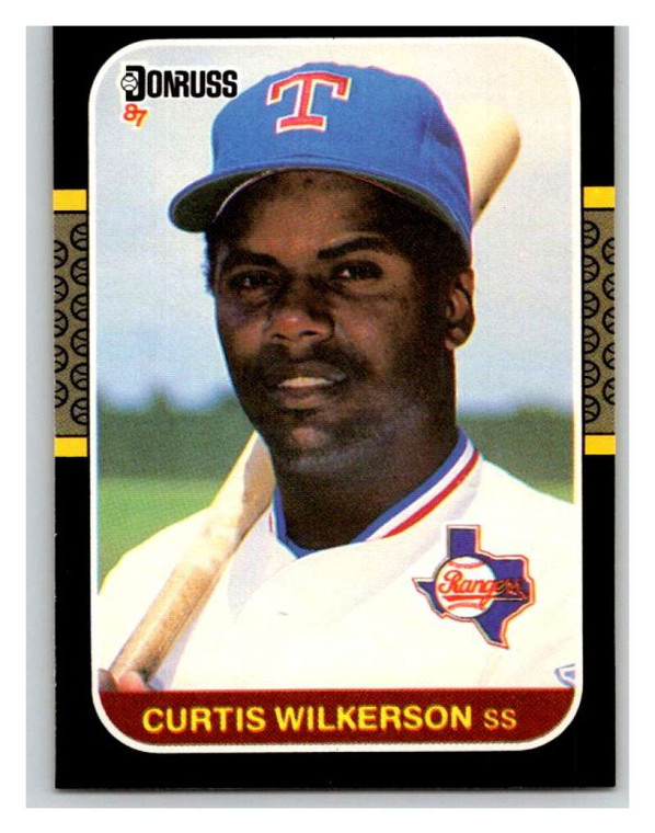 1987 Donruss #223 Curtis Wilkerson VG Texas Rangers 