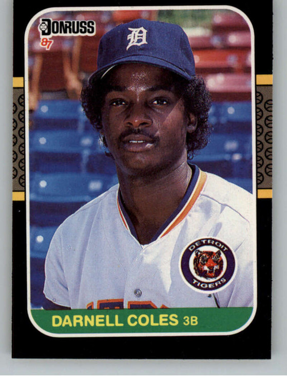 1987 Donruss #230 Darnell Coles VG Detroit Tigers 