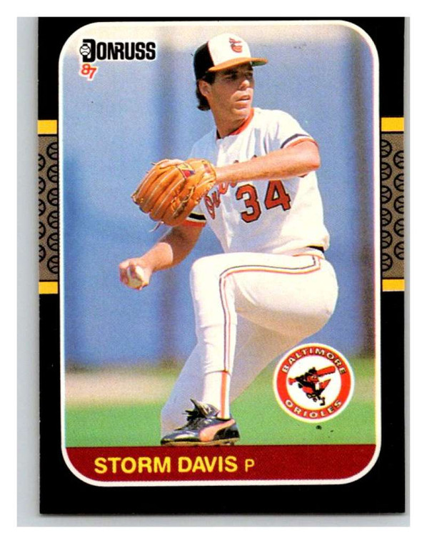 1987 Donruss #273 Storm Davis VG Baltimore Orioles 