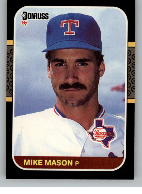 1987 Donruss #284 Mike Mason VG Texas Rangers 