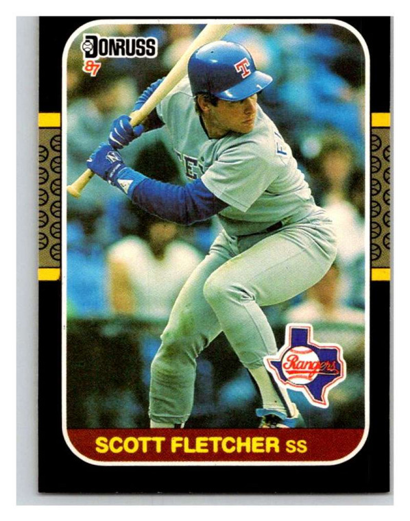 1987 Donruss #304 Scott Fletcher VG Texas Rangers 