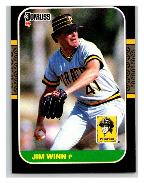 1987 Donruss #312 Jim Winn VG Pittsburgh Pirates 