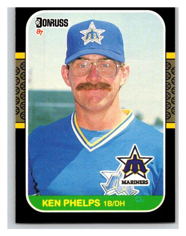 1987 Donruss #317 Ken Phelps VG Seattle Mariners 