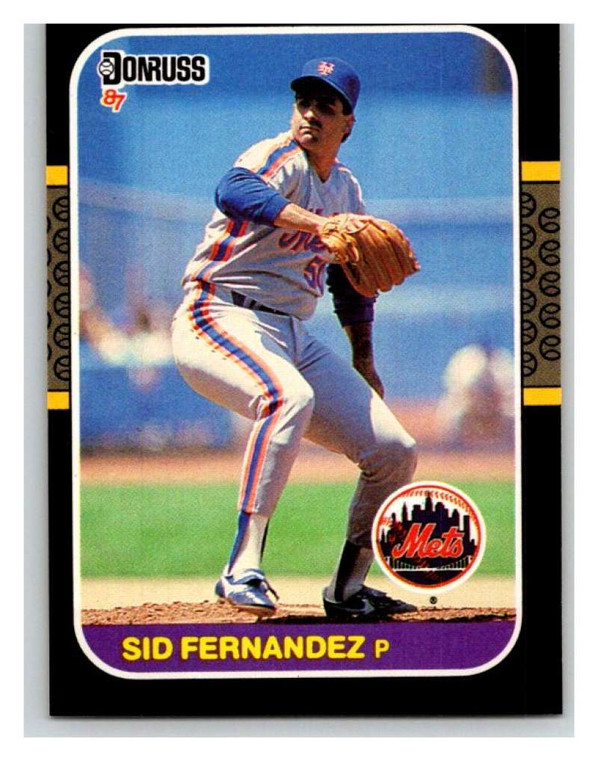 1987 Donruss #323 Sid Fernandez VG New York Mets 