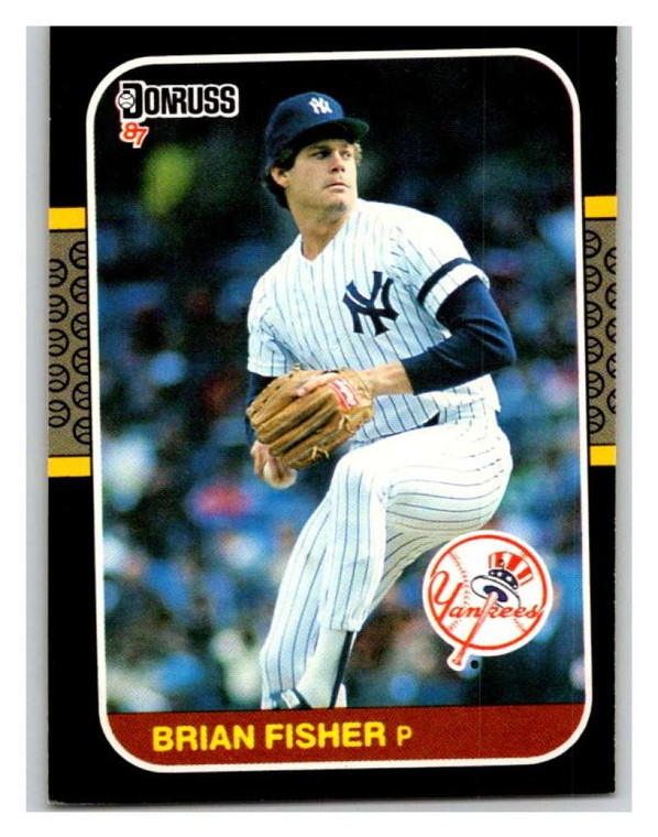 1987 Donruss #340 Brian Fisher VG New York Yankees 