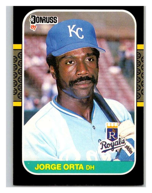 1987 Donruss #348 Jorge Orta VG Kansas City Royals 