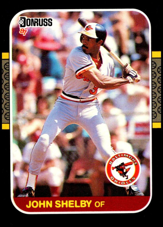 1987 Donruss #354 John Shelby VG Baltimore Orioles 