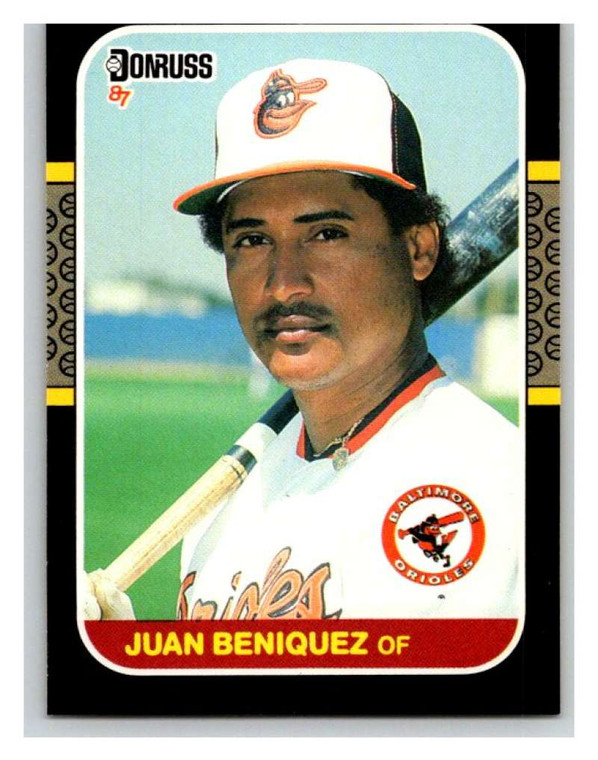 1987 Donruss #371 Juan Beniquez VG Baltimore Orioles 