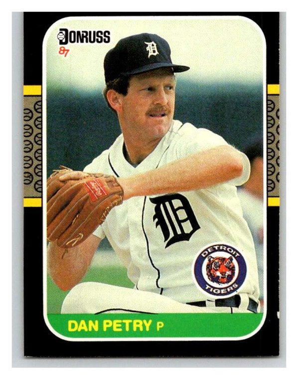 1987 Donruss #373 Dan Petry VG Detroit Tigers 