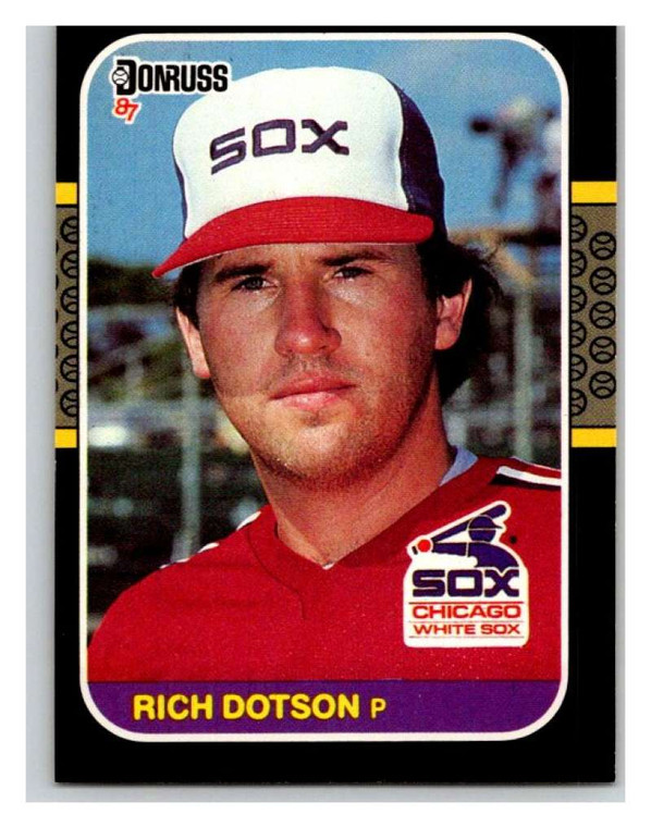 1987 Donruss #383 Richard Dotson VG Chicago White Sox 