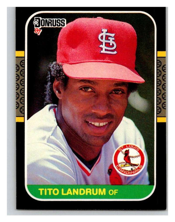 1987 Donruss #386 Tito Landrum VG St. Louis Cardinals 