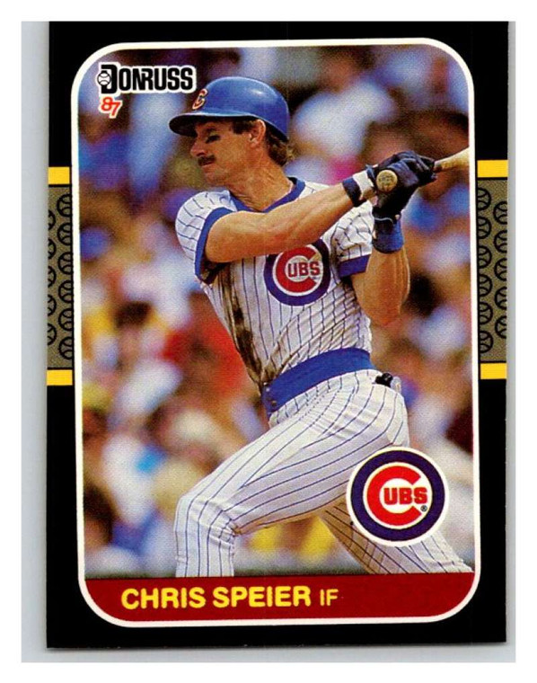 1987 Donruss #392 Chris Speier VG Chicago Cubs 