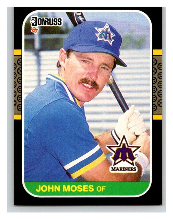 1987 Donruss #393 John Moses VG Seattle Mariners 