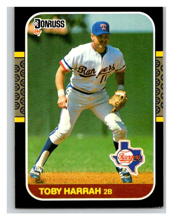 1987 Donruss #408 Toby Harrah VG Texas Rangers 